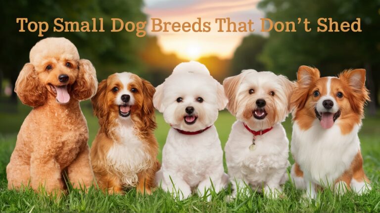 best small dogs that don't shed
