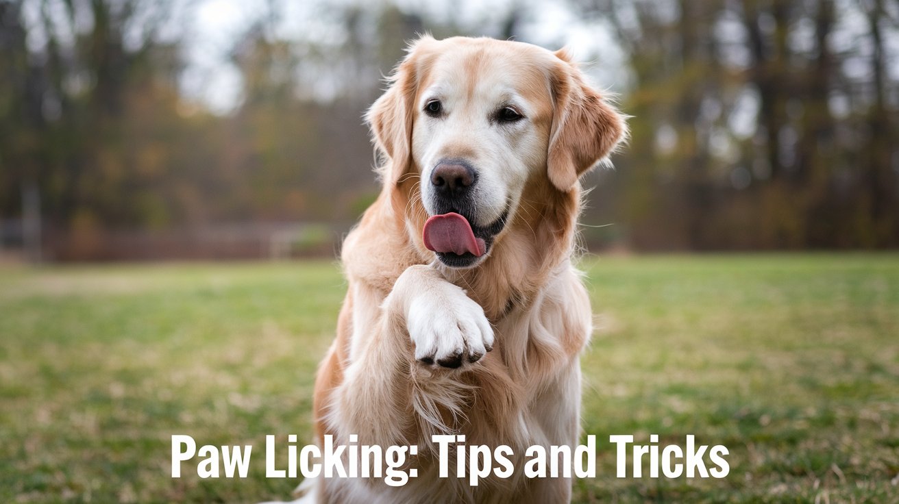 How to Stop Dog from Licking Paws